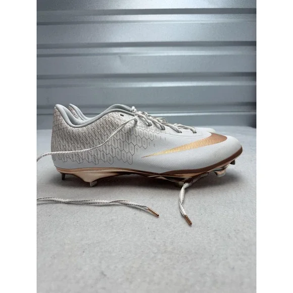 Nike Vapor Ultrafly Elite Football Cleats Mens Sz 14 White Chrome Metallic