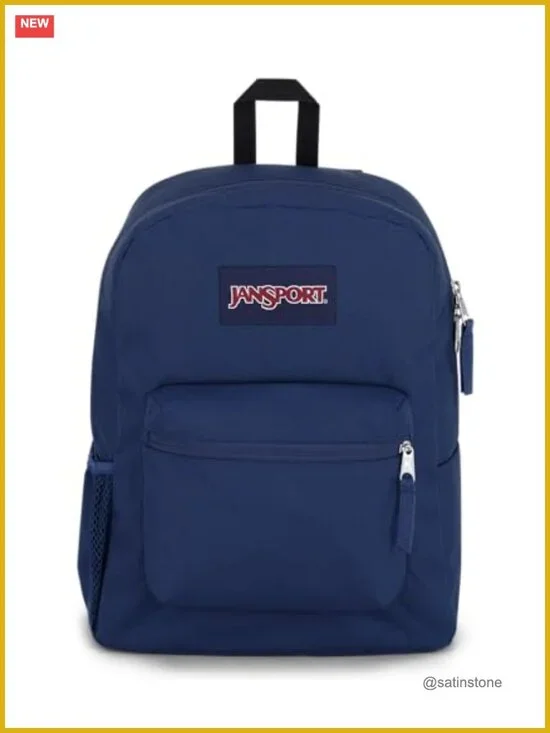 Recycled Polyester Daypack Backpack with Padded Back Panel and Shoulder Straps