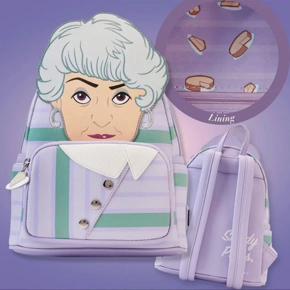 Loungefly the golden girls Dorothy cosplay mini backpack