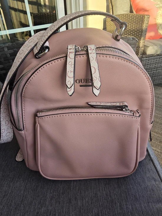 GUESS Blush Pink Mini Backpack