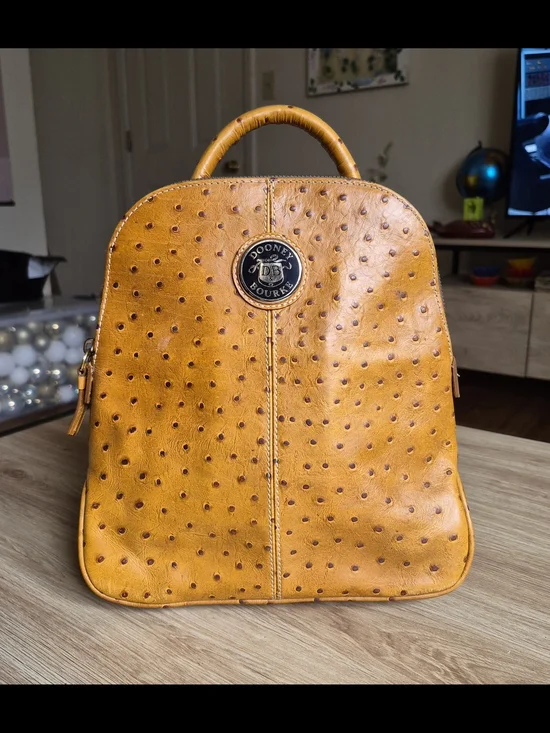 Dooney & Bourke Ostrich Leather Mini Backpack