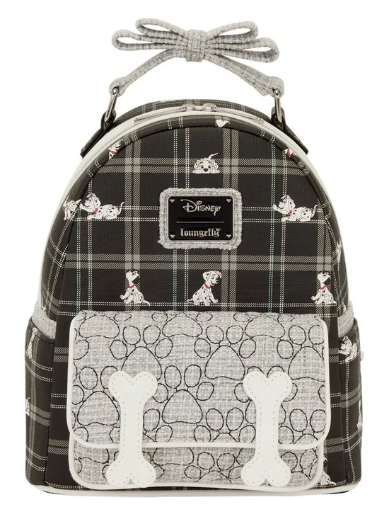 Loungefly Disney 101 Dalmatians Exclusive Plaid Mini Backpack
