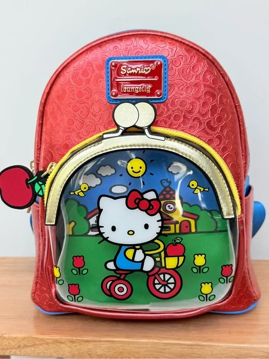 Sanrio Loungefly Hello Kitty 50th Anniversary Metallic Mini Backpack