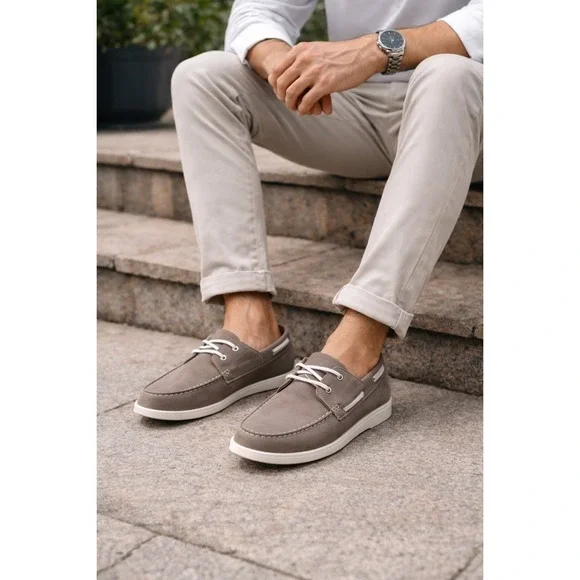 Club Room‎ Elliot Men's Tan Boat Shoes Slip On Comfort Size 11M