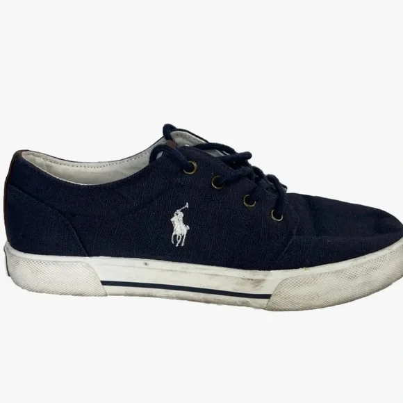 Polo Ralph‎ Lauren Shoes 992486/Hugo II Canvas upper Rubber W Fabric Sole Size 6