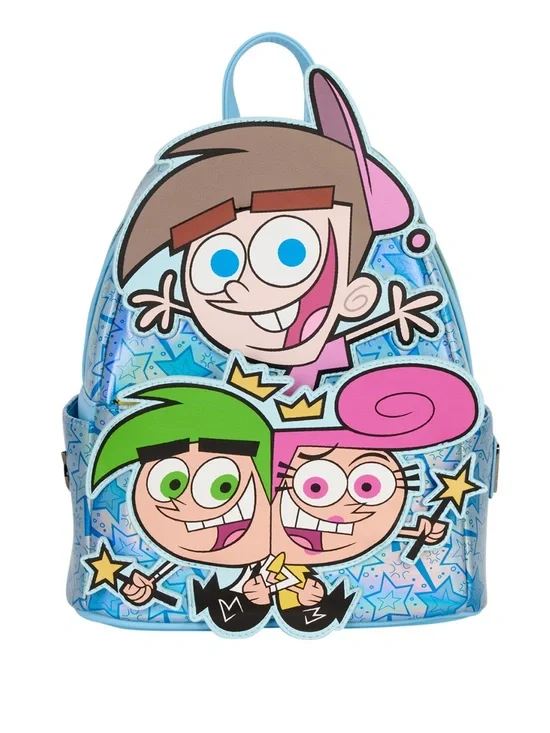 Loungefly NYCC Limited Edition The Fairly OddParents Timmy, Cosmo, & Wanda Glow