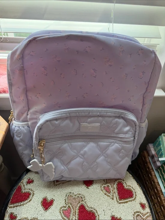 LAST DAY-LoveShackFancy x Target Yoobi Lavender Quilted Backpack
