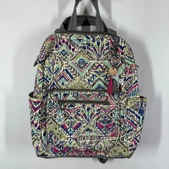 Sakroots Women’s Loyola Convertible Backpack NWOT  15x10.5x4.5