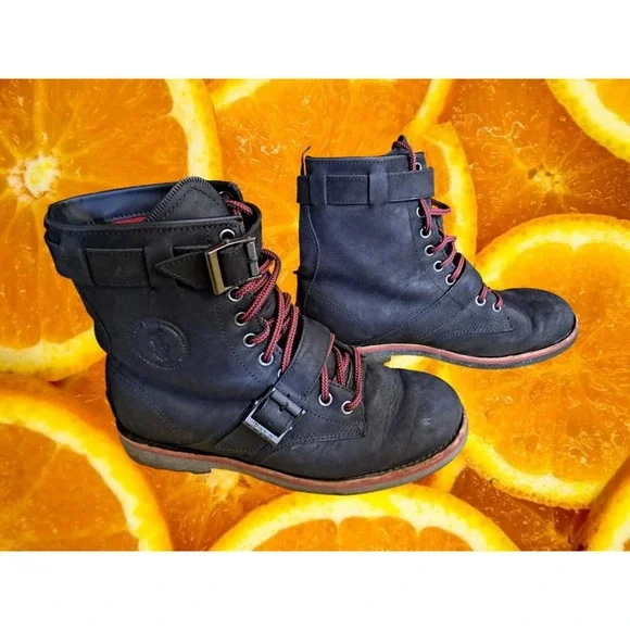 Polo Maurice Combat Boots With 2‎ Buckles Size 9.5D