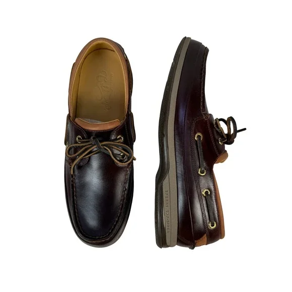 Sperry Gold Cup ASV Boat Shoes Men 10 M Amaretto Leather 0579052