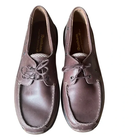 Dunham •‎ Men's Shoreline Brown Leather Boat Shoe