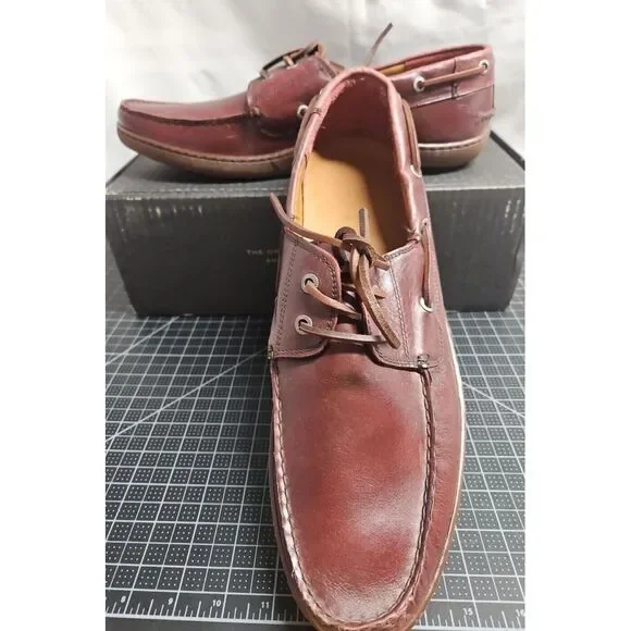 Frye Men's Mayer Boat Shoe, Bordeux,  leather upper‎ 13D