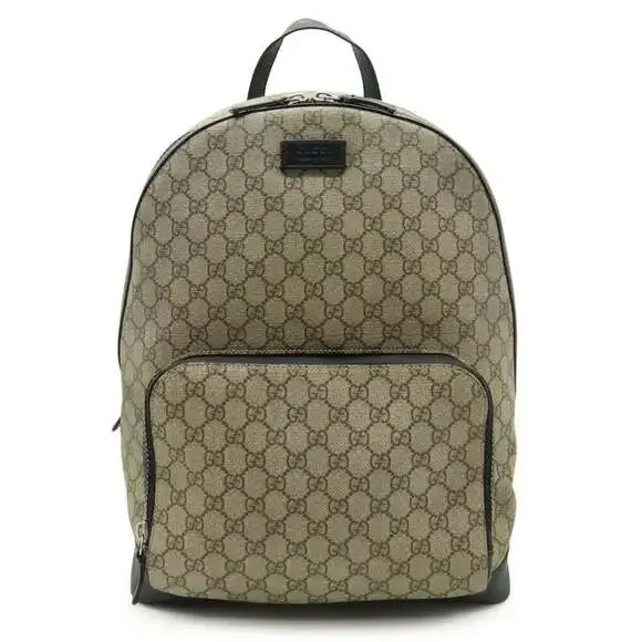 GUCCI Authentic Black Leather Backpack