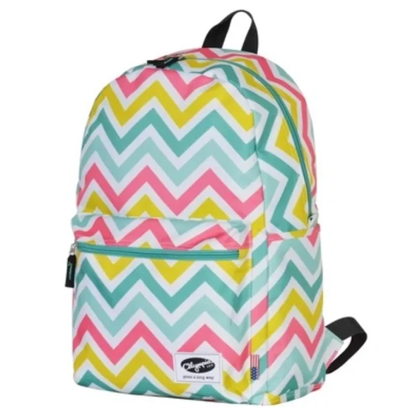NWT Olympia 18” Laptop Travel Outdoors School Backpack - Milti-color