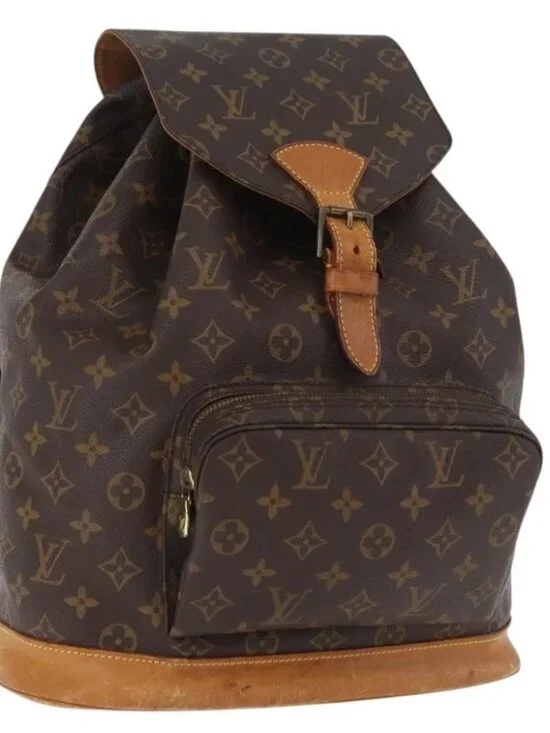 LOUIS VUITTON Monogram Montsouris GM Backpack M51135 LV Auth 179670