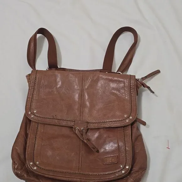 The Sak Backpack/crossbody Brown Leather Women's Bag