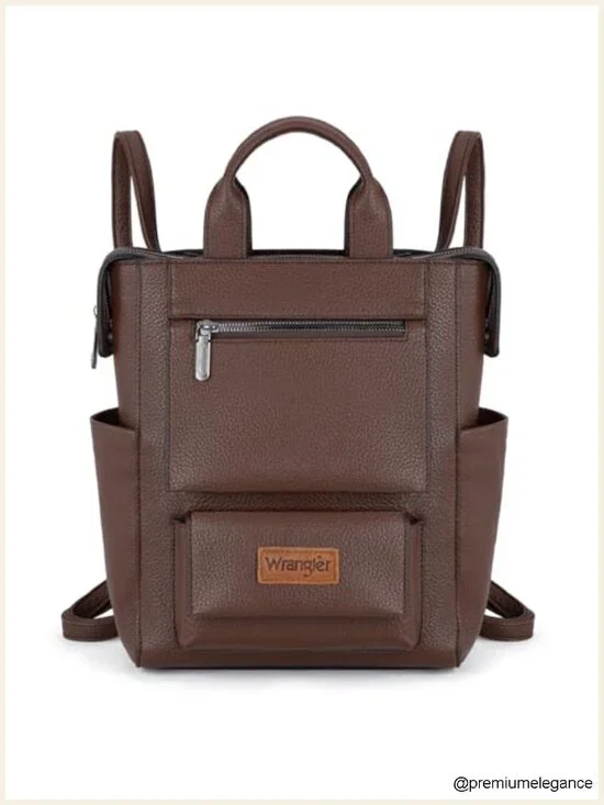 Vegan Leather Convertible Anti Theft Backpack Purse with Adjustable Strap