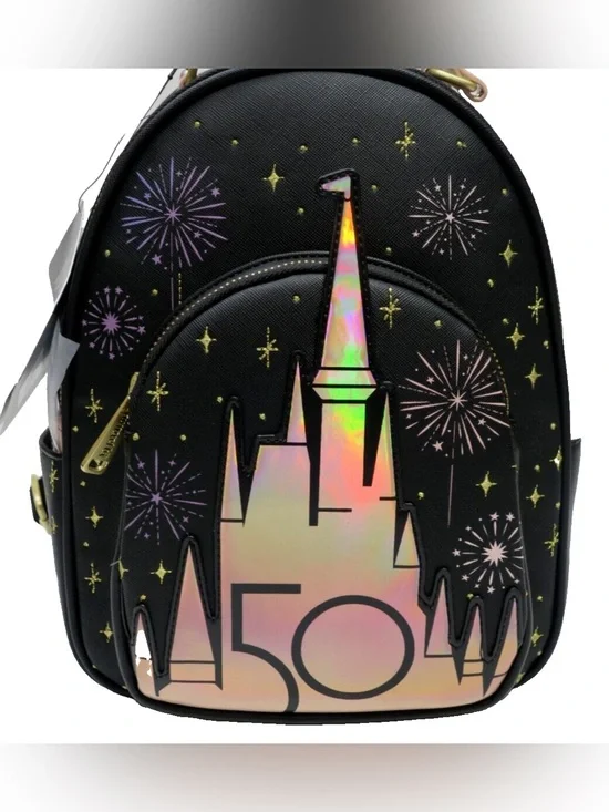 Loungefly Disney Parks 50th Anniversary Grand Finale Mini Backpack