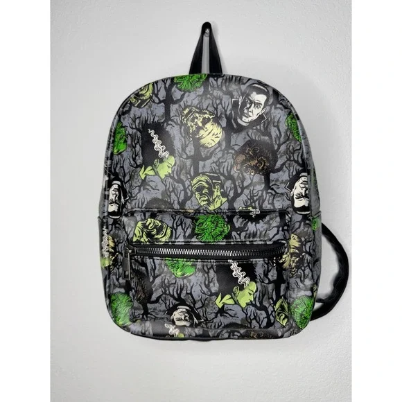 Universal Studios Bioworld Monsters Mini Backpack Frankenstein Dracula Wolfman