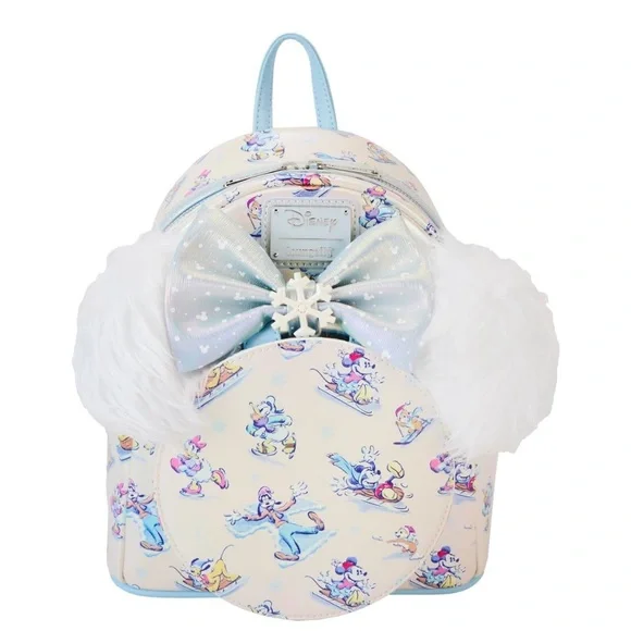 Loungefly Disney Mickey & Friends WinterWonderland & ears 🔸C tiny callout NWT
