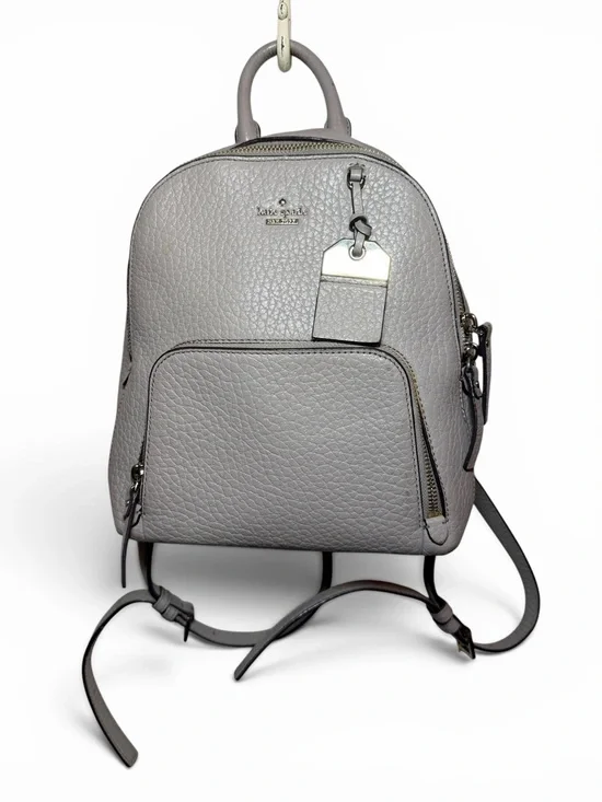 Kate Spade Caden Carter soft taupe Pebbled Leather Mini backpack