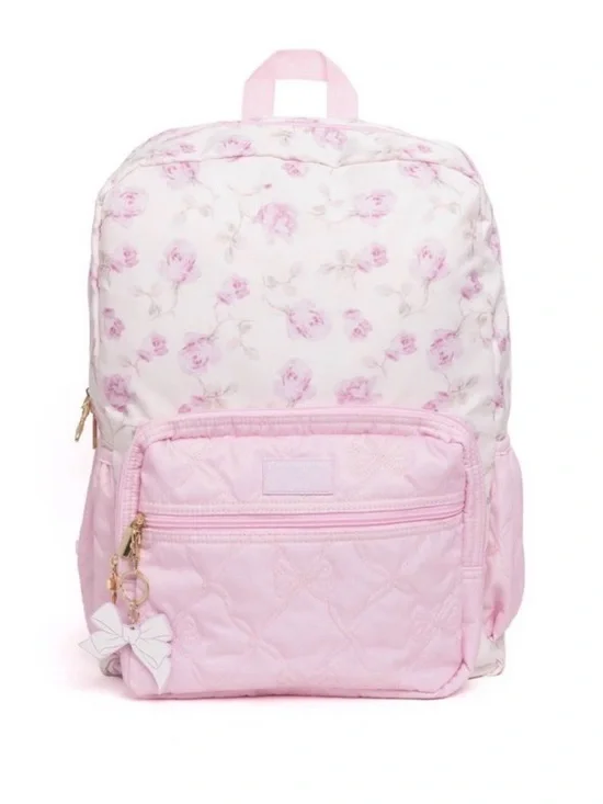 LoveShackFancy x Target - Yoobi Ribbon Rosa Backpack Sterling Dusk - NWT