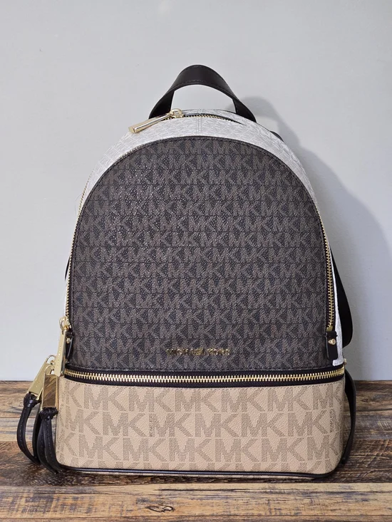 Michael Kors Rhea Backpack In Colorblock