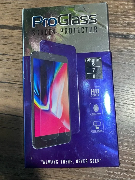 Tempered Glass Screen Protector for iPhone 6/7/8 -‎ Purple