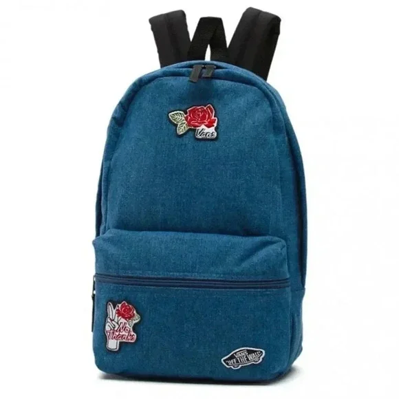 Vans Calico Denim Patch Mini Backpack