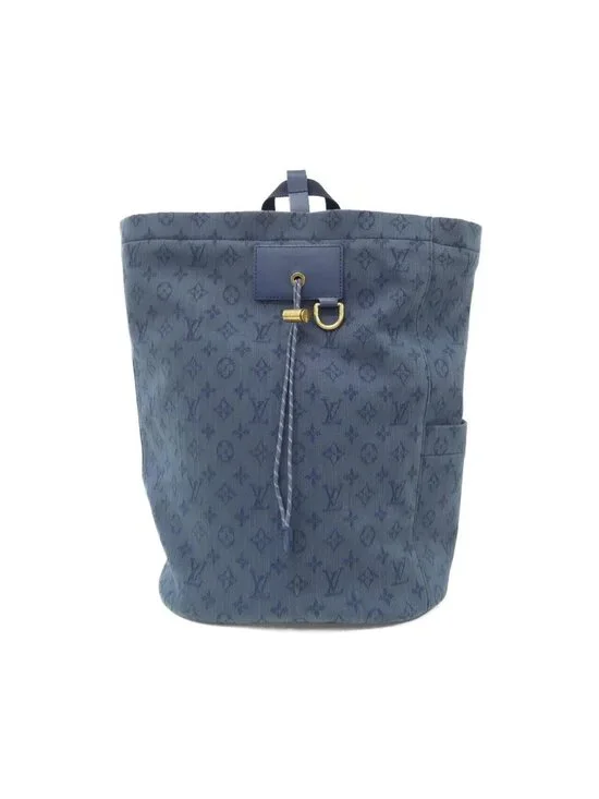 Louis Vuitton Monogram Denim Chalk Backpack