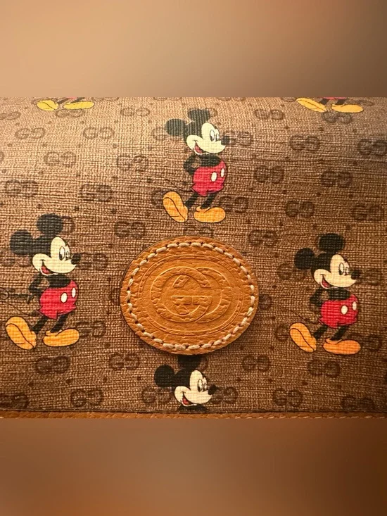 Gucci Mickey Mouse collab backpack, like new!