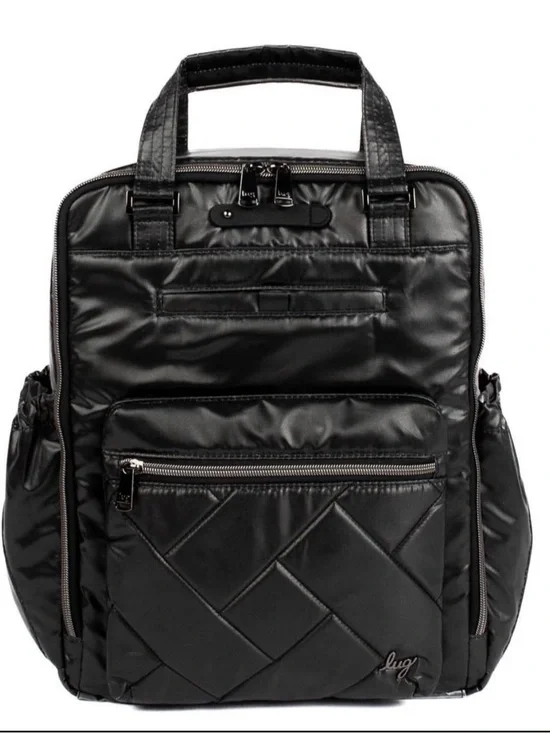 NWOT - Lug Voyager Backpack METALLIC BLACK
