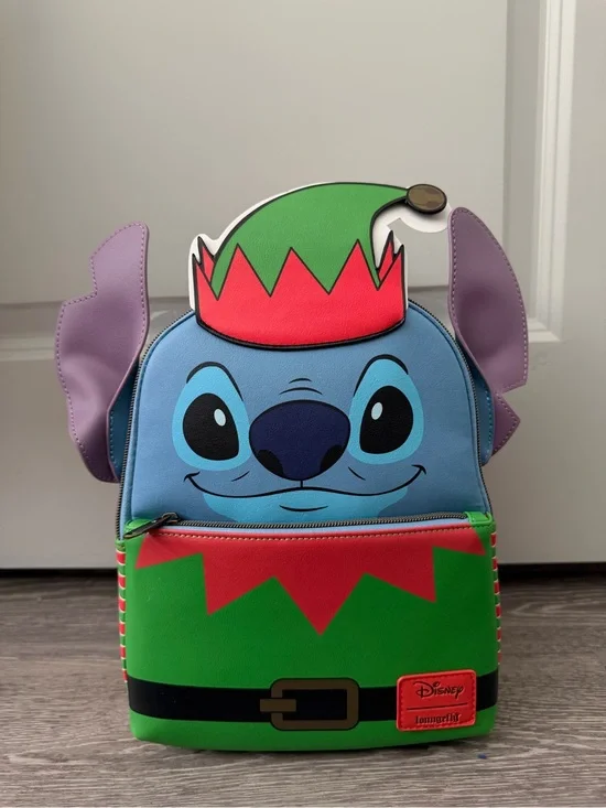 Loungefly Disney Lilo & Stitch Elf Stitch Mini Backpack