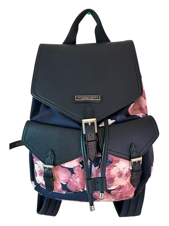Victoria's Secret Getaway Cargo Backpack Pink Floral Print