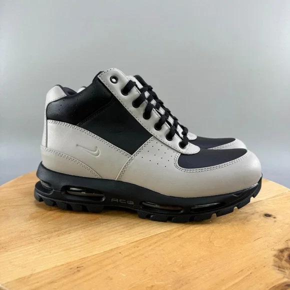 Nike Air Max Goadome ACG Mens‎ Size 8 Boots College Grey Leather FZ1314-002 NEW
