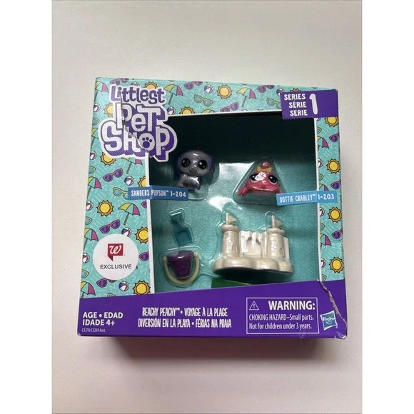 Hasbro Littlest Pet Shop Beachy Peachy Series 1