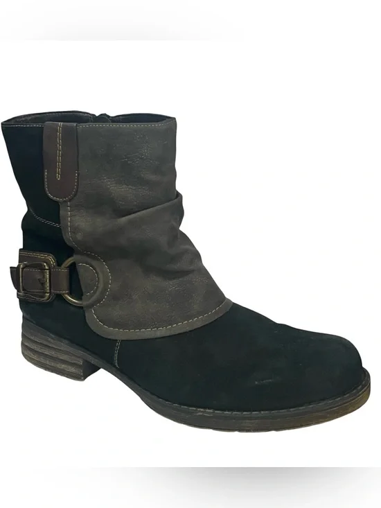 Remonte Ankle Faux Fur Lined Biker Boots 41 EU 8-8.5 US