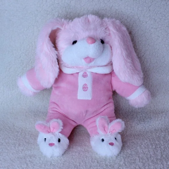BUNNY RABBIT DAN DEE  Pink Plush 14