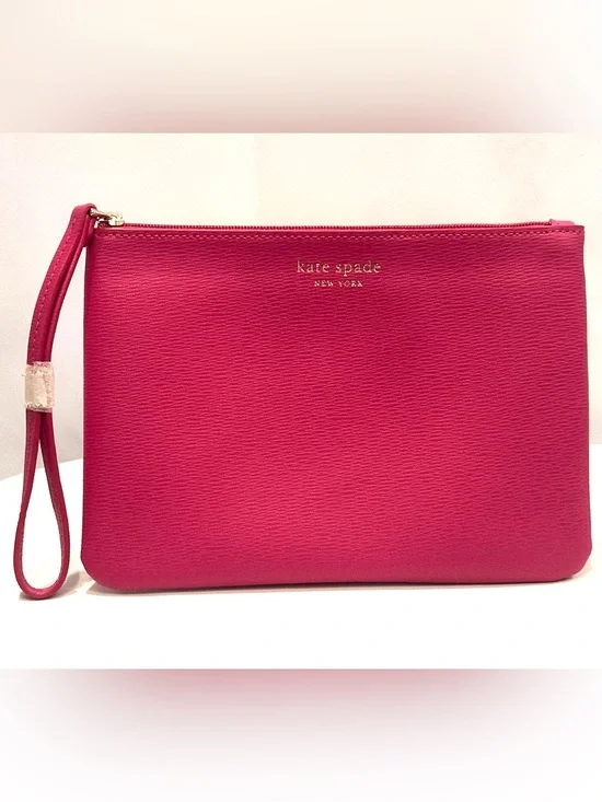 New kate spade New York Magenta Color Wristlet Clutch