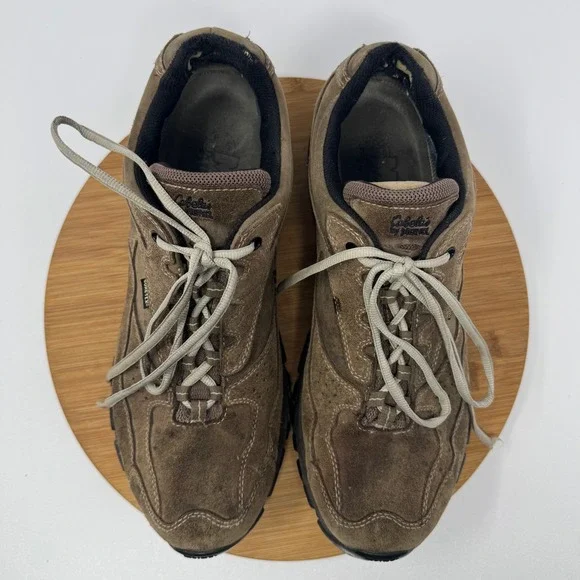 Cabelas by Meindl Pfledge Mens 11 GoreTex Suede Hiking Shoes Brown 5369-10