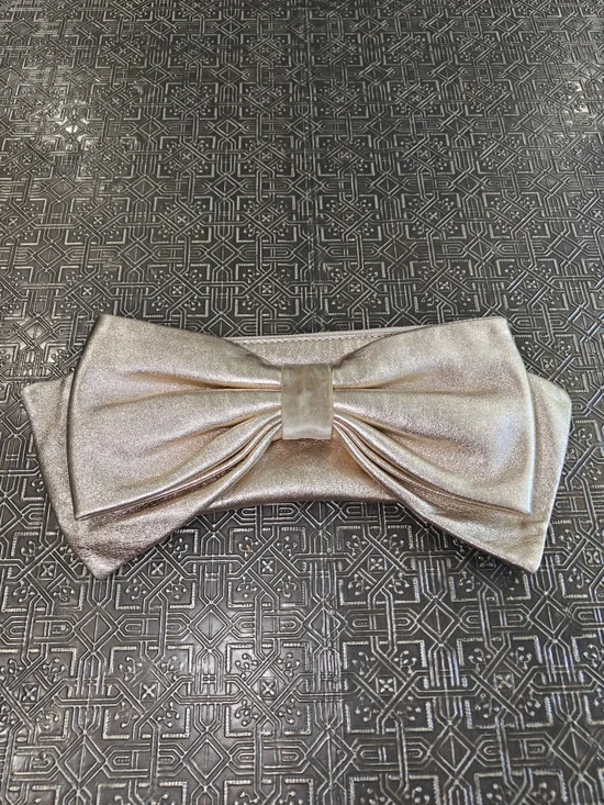 Kate Spade Golden Bow Vintage Clutch Rare/One Of A Kind!!