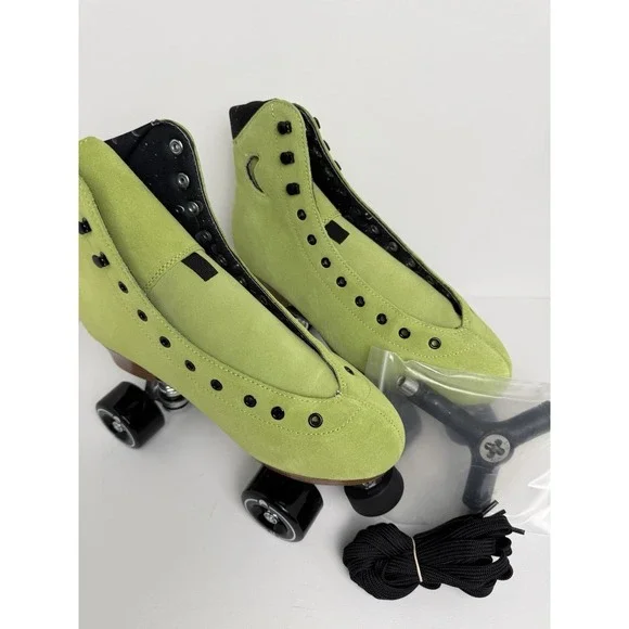 Moon Boot Moonlight Roller Skates Lime Green Peridot Men's US 10  W 11.5 EU‎ 45