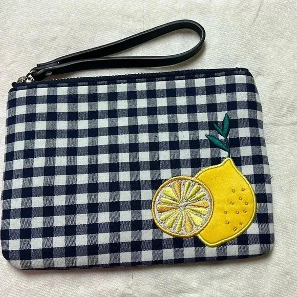 Old Navy lemon wristlet