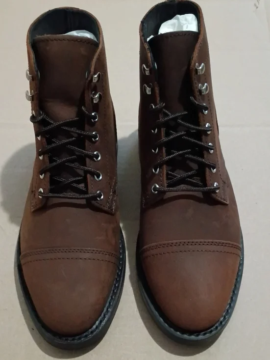 Thursday Boot Company Men's Brown Nubuck Lace-Up Boots