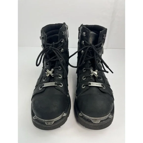 Harley Davidson Bonfield D96114 Men's 10.5M Black Performance Motorcycle Boots