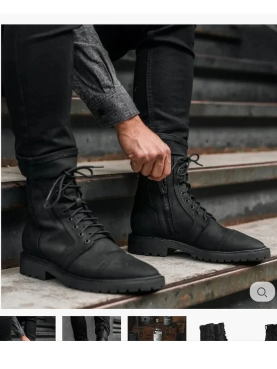 Thursday Boot Co Casa Moto in Matte Black