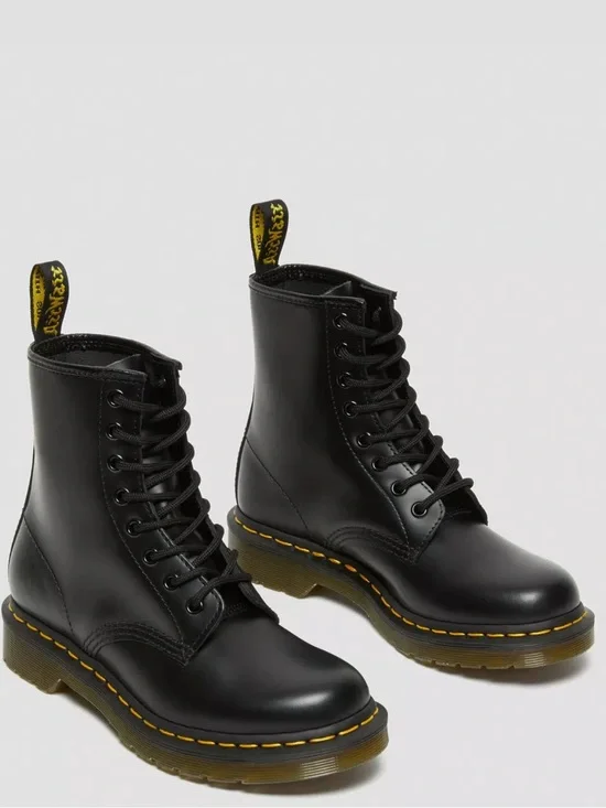 Dr. Martens 1460  Smooth Leather Lace Up Boots