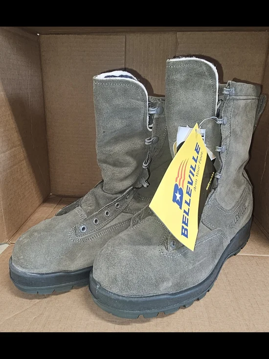 Belleville Cold Weather Olive Suede Tactical Mens Boots