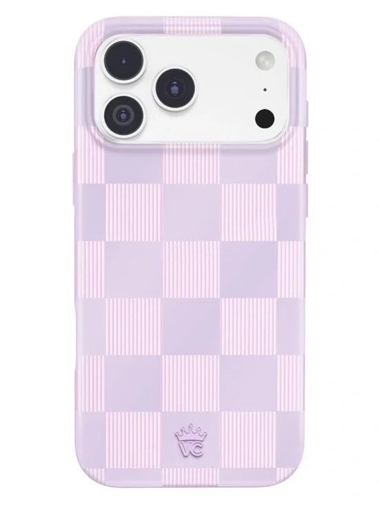 Velvet Caviar Lilac Gingham Case