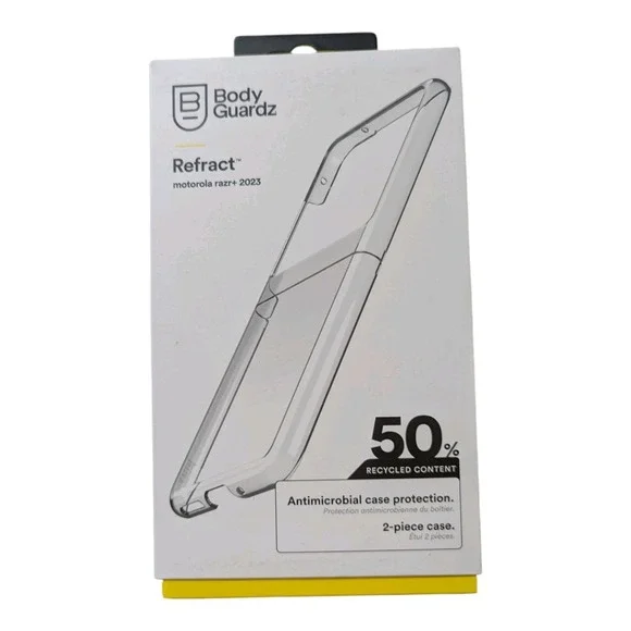 B4. BodyGuardz Refract Case For Motorola RAZR+ 2023 - Clear‎